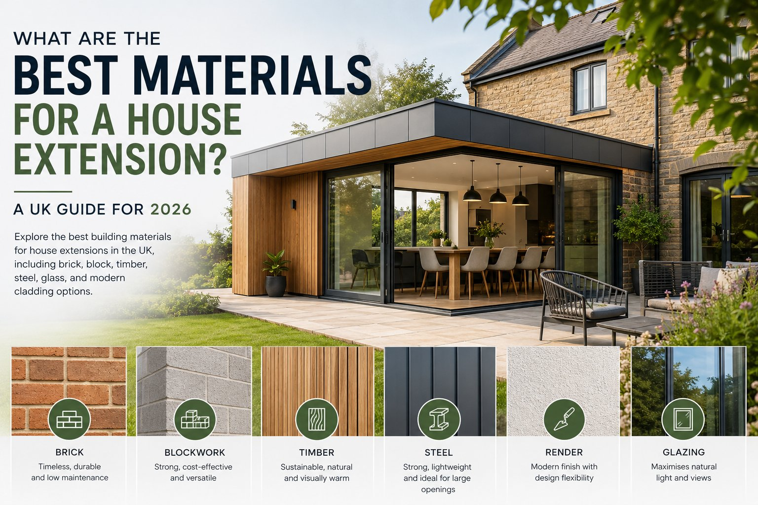 What Are the Best Materials for a House Extension? A UK Guide for 2026